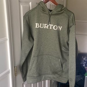 Forest green burton hoodie